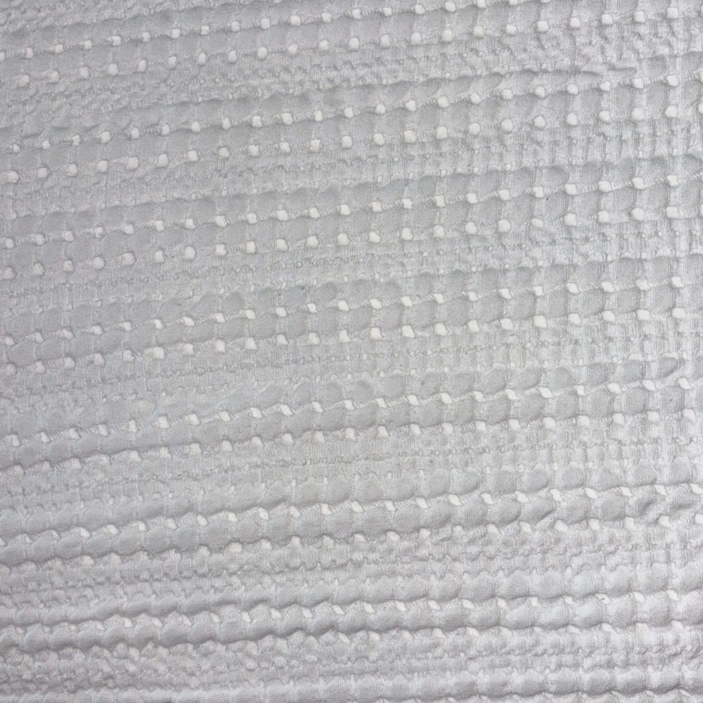 West Elm White waffle weave duvet queen/full